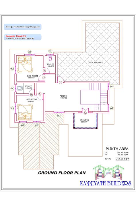 Kerala Home Plan And Elevation 2850 Sq Ft Kerala Home Design And