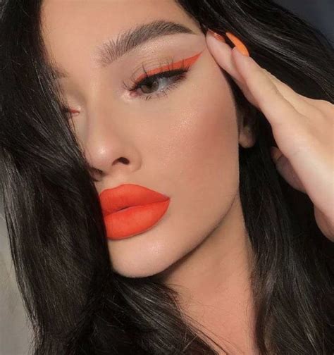 Saintneea Orange Makeup Beautiful Makeup Makeup Trends