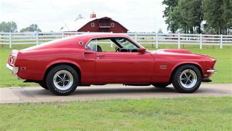 1969 Ford Mustang Boss 429 Gorgeous Candy Apple Red For Sale Ford
