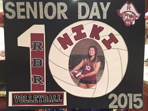 Senior Day Volleyball Poster More Soccer Senior Night Posters