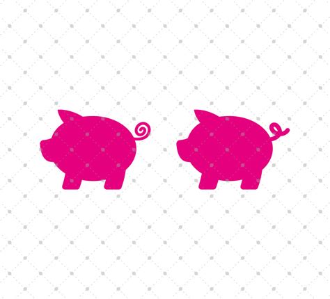 Pig Svg Butchers Cut Svg Pig Cuts SVG File