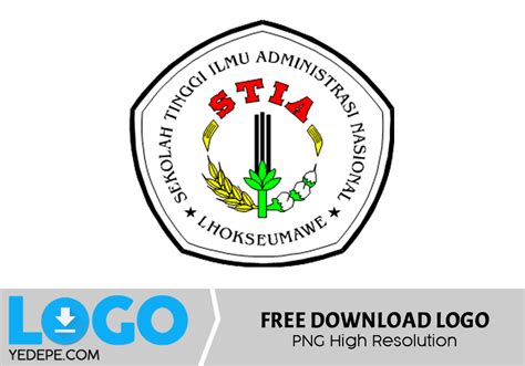 Logo Sekolah Tinggi Ilmu Administrasi Nasional Lhokseumawe Free