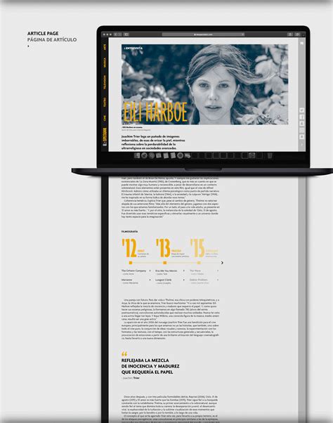 DIGITAL NEWSPAPER - DIARIO DIGITAL - NEWS SITE on Behance