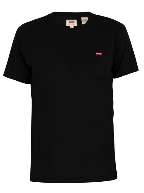 Levis Original T Shirt Black Standout