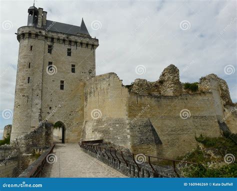 Chateau De Chinon Chinon Castle Stock Image Image Of Chateaux Towers 160946269