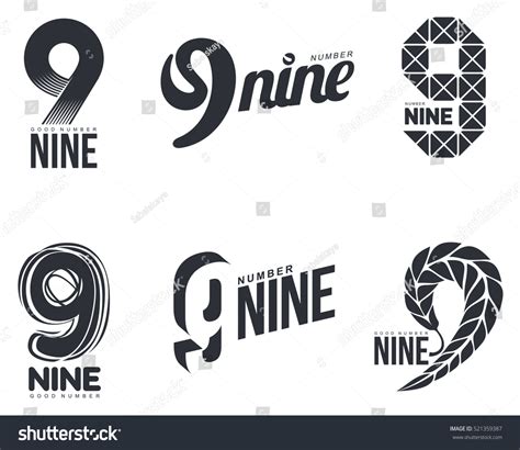 Number 9 Logo Design