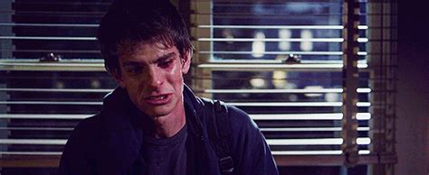 Crying Peter Parker