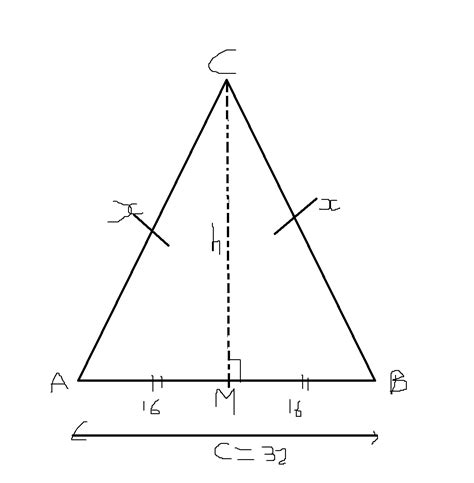 An Isosceles Triangle Has Sides A B And C Such That Sides A And B Have The Same Length Side