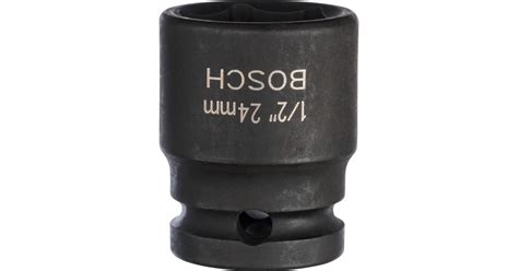 Bosch Professional Steckschlüssel SW24 1 2 schwarz Impact Control