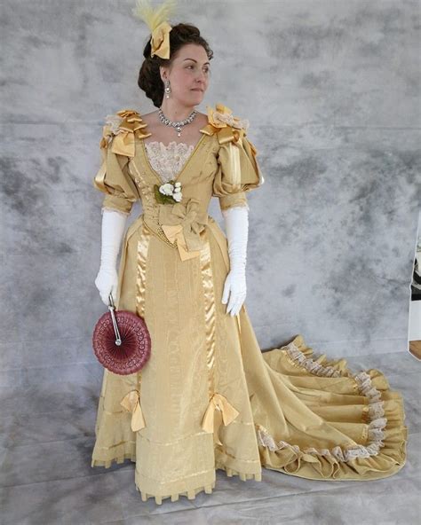 1890s Ballgown By La Belle Epoque Design Edwardian Fashion Vintage