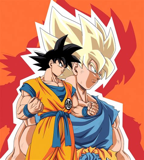 Son Goku Goku Y Vegeta Dragonball Evolution Anime Echii Anime Art