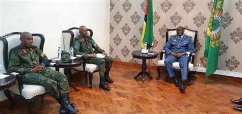 Mod Mozambique Defence Minister Receives The Incoming Rwanda Security