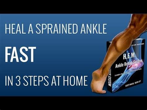 How to do sprained ankle exercises & sprained ankle recovery time. Pin on Ankle Sprain Treatment