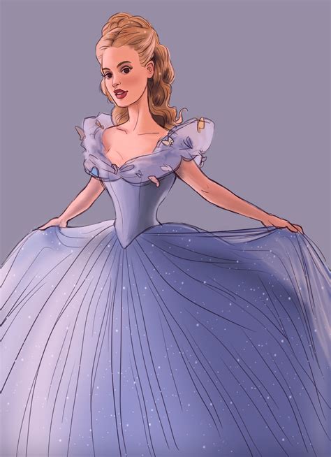 How to draw cinderella in pencil step by step? DYLAN BONNER: August 2014