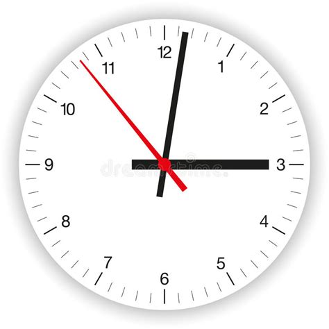 Das kind soll dies von der uhr ablesen können, ohne dass die minutenzahl auf dem ziffernblatt angegeben ist. Ziffernblatt Des Freien Raumes Des Vektors 3d Vektor Abbildung - Illustration von hintergrund ...