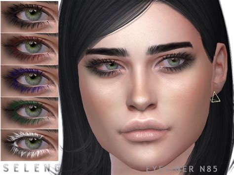 Selengs Eyeliner N85 Eyeliner Eyeshadow Sims Resource Sims 4 Custom