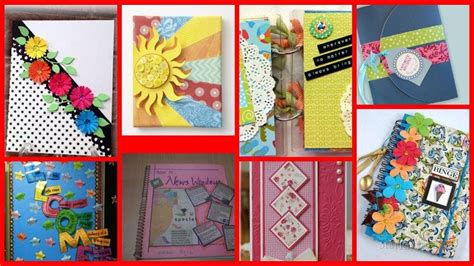 Diy Beautiful Decoration Ideas For Notebookproject Filesregisters