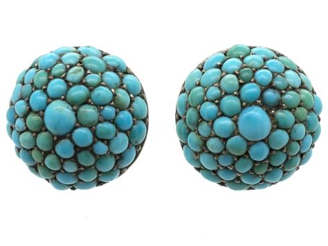 741 likes · 94 talking about this. Victorian Round Pave Set Turquoise Earrings - The Antique ...