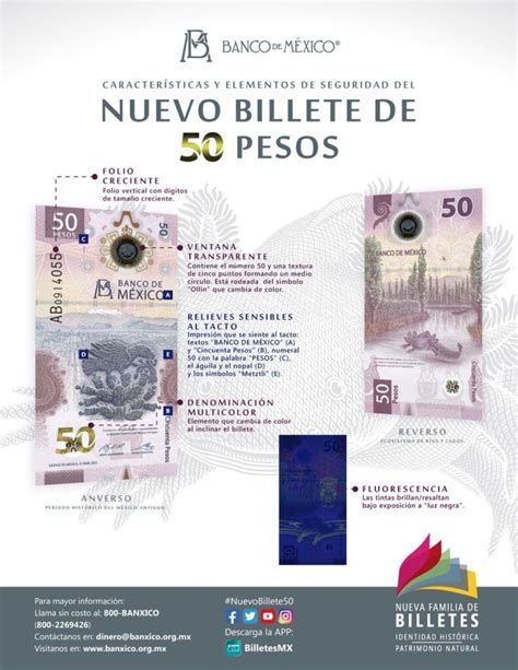 Presenta Banxico Nuevo Billete De 50 Pesos De Luna Noticias