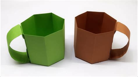 Easy Origami Paper Cup Paper 3d Cup Diy Mini Paper Cup Paper