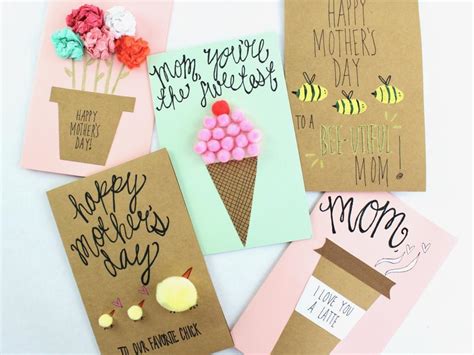 Happy 40th, daughter.no, wait, happy 18th with 22 years of experience! 5 Last-Minute DIY Mother's Day Cards | HGTV