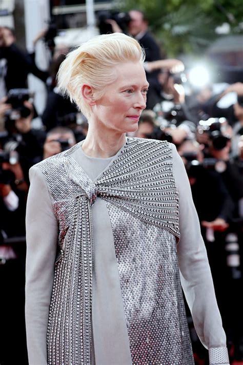 6' tilda swinton starrer 'memoria' sells to mubi in key markets; Tilda Swinton in Haider Ackermann at the Cannes Film ...