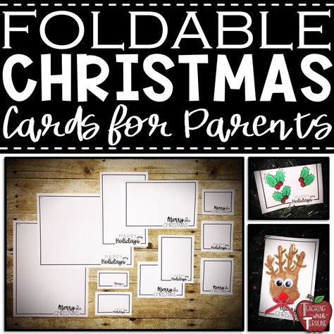 Teaching With Terhune Christmas Card Ideas For Parents