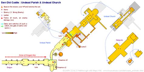 Dark Souls Walkthrough With Maps Wiki Undead Church
