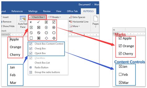 How To Insert Checkbox In Word Printable Templates Free