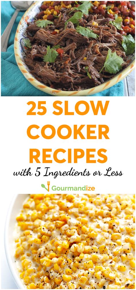 25 Slow Cooker Recipes With 5 Ingredients Or Less