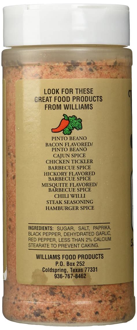 Williams Food Co Rib Tickler For Pork And Chicken Sweet And Spicy 12oz