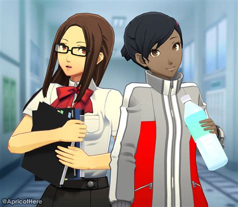 Persona 3 Chihiro And Yuko Corridor Waifus By Athenril Of Kirkwall
