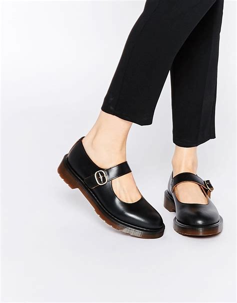 Lyst Dr Martens Archive Indica Mary Jane Flat Shoes In Black