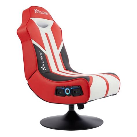 X Rocker Nebula 21 Bluetooth Pedestal Gaming Chair Red