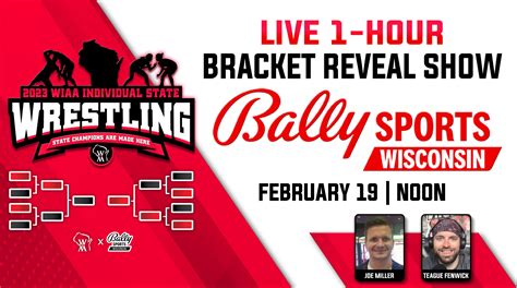 State Individual Wrestling Brackets Reveal Show Sunday Noon