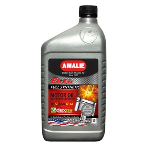 Amalie Oil 160 65756 56 Elixir Sae 0w 20 Synthetic Dexos 1 Motor