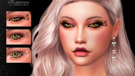 Sims 4 Eyeliner Cc Sims 4 Makeup Cc Make It Pretty Lana Cc Finds