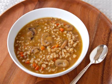 Filter by category christmas (51) soups (16) salad (35) sauces & condiment (10) vegetable and vegetarian (101) pasta, rice & grains (25) pulses and legumes (7) dairy (22) poultry. Mushroom Barley Soup - Comforting Deli-Style Soup Recipe