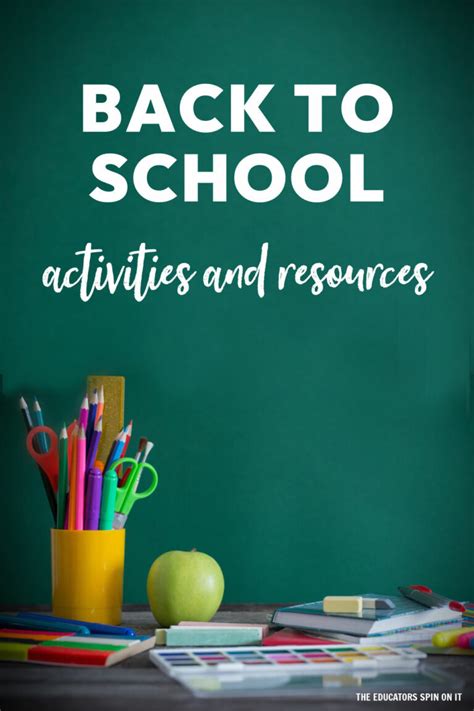 Back To School Resources For Parents The Educators Spin On It