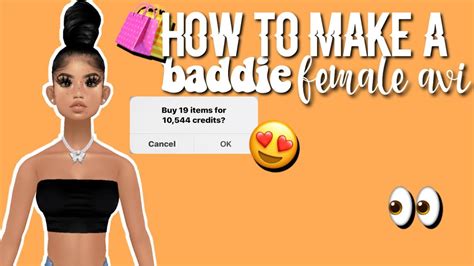 How To Make A Baddie Female Avi 😍 Youtube