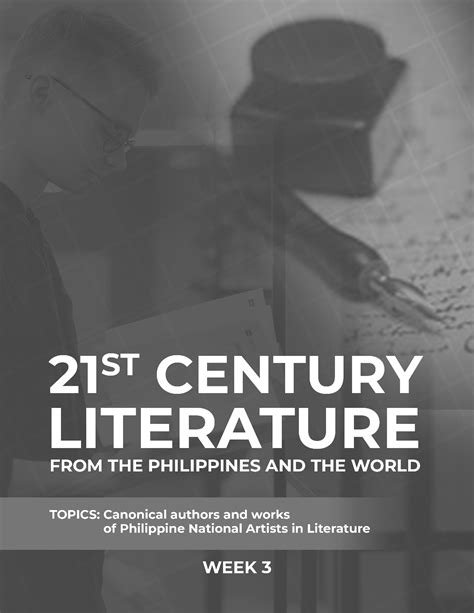 Solution 21st Century Literature From The Philippines And The World
