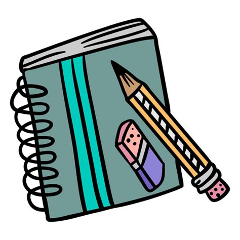 Sketchbook lápis ilustração colorida - Baixar PNG/SVG Transparente