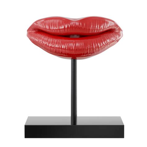 Figurine Red Lips 3d Model Turbosquid 1385724