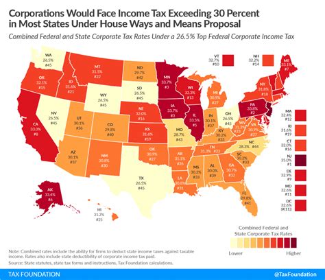 House Democrats Corporate Income Tax Rates By State Tax Foundation