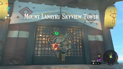 Zelda Tears Of The Kingdom Mount Lanayru Skyview Tower Where To Find
