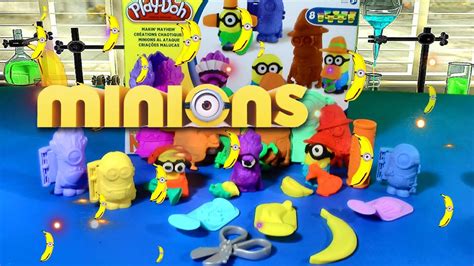 Play Doh Minions Videos Make Playdough Stuart And Bob Banana Minions