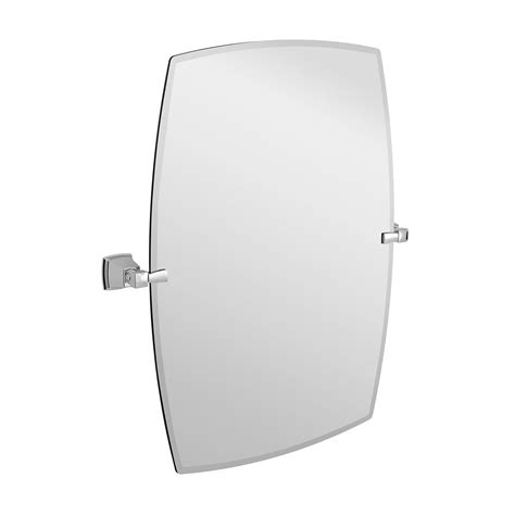 H framed rectangular bathroom vanity mirror in chrome. Moen Boardwalk Mirror - Chrome | The Home Depot Canada