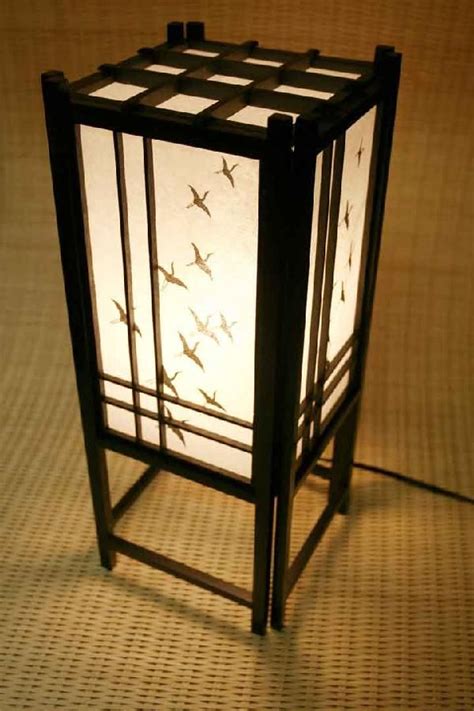 The 3d paper lantern is giving a wonderful look and used as a bedroom decor, side. Cranes Lamp Price $39 Available in 4 finishes | Japanese ...