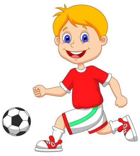 Football Papercraft Kid Football Player Cartoon Image E 900 1000