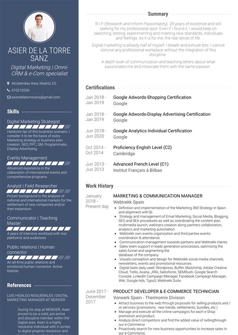 There are three types of resumes formats: Market Research Resume Examples - Best Resume Examples